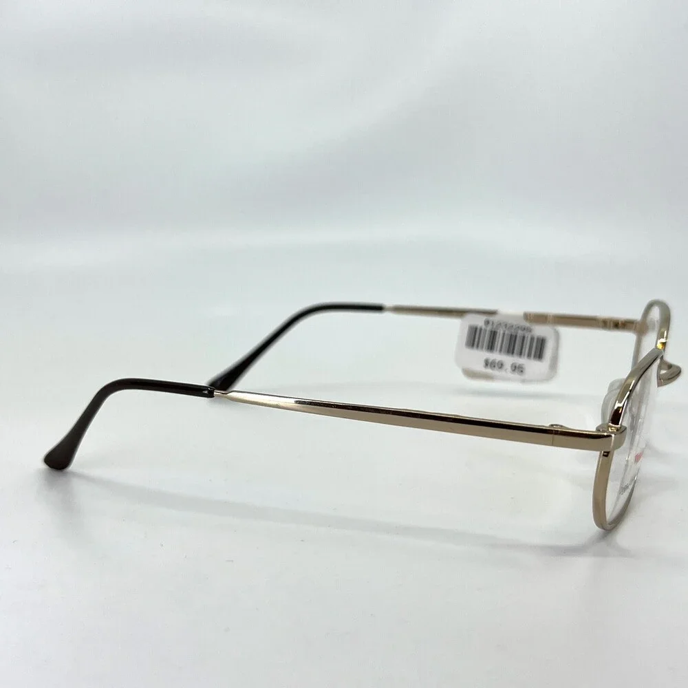 OnGuard OG085 W/Skull Gold Round Full Rim Eyeglasses Frames 52[]19 140 mm
